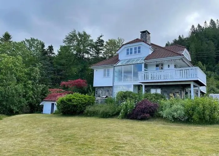 Panoramic Fjord View Near Bergen